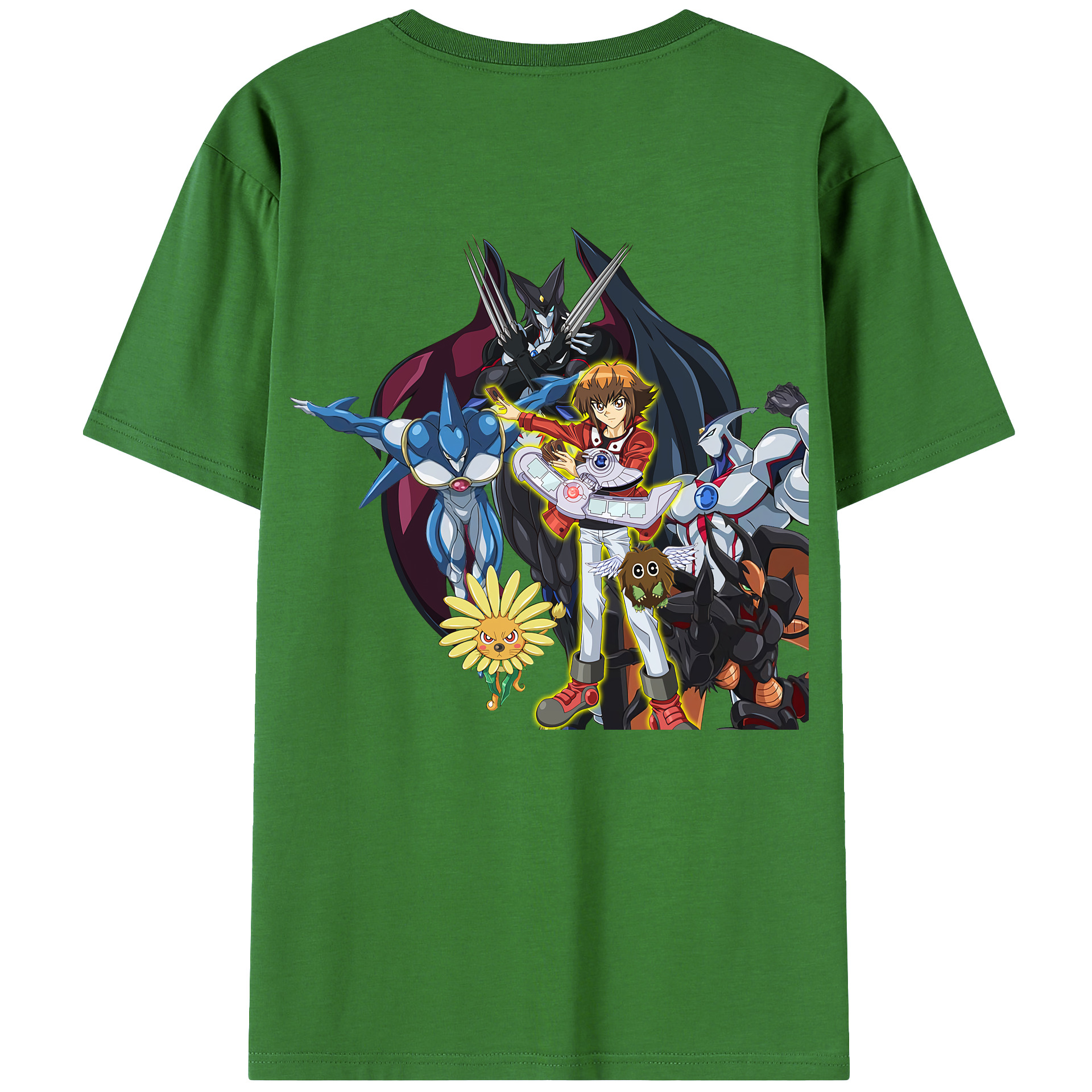 （画像用） 遊☆戯☆王 Yu-Gi-Oh! レディース半袖Tシャツ(バックプリント)